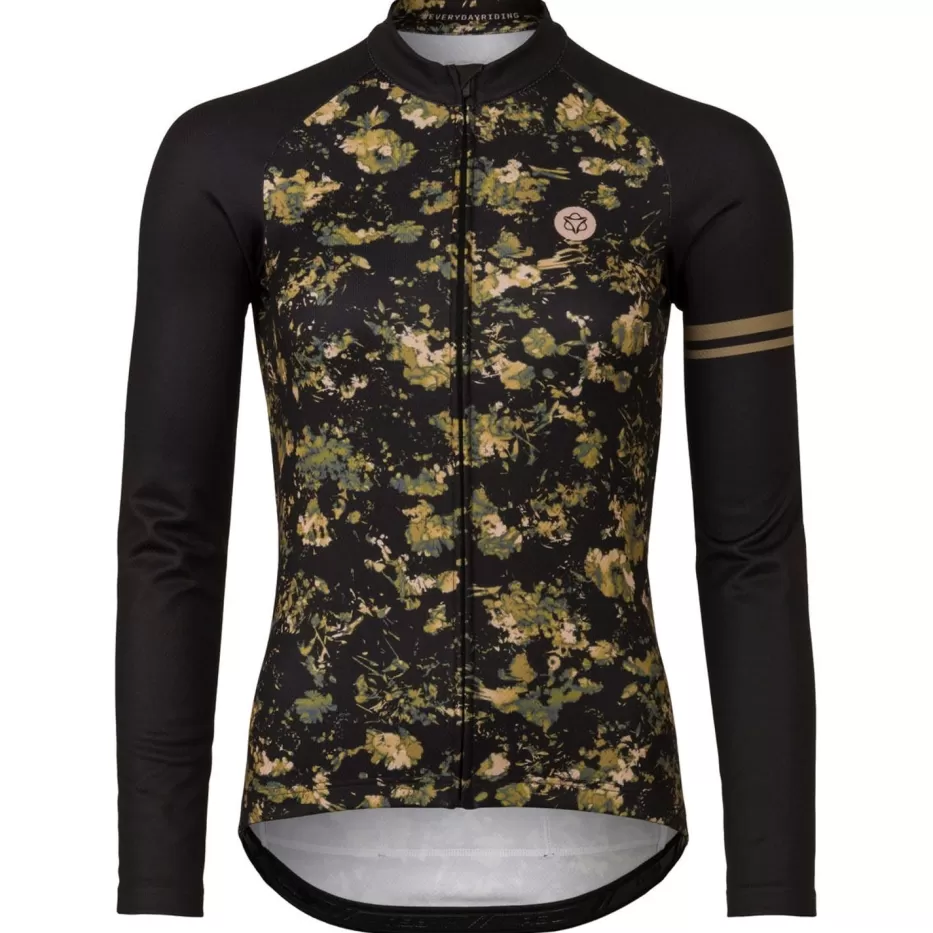 AGU Shirts | Abstract Flower Fietsshirt Lange Mouwen Essential Dames