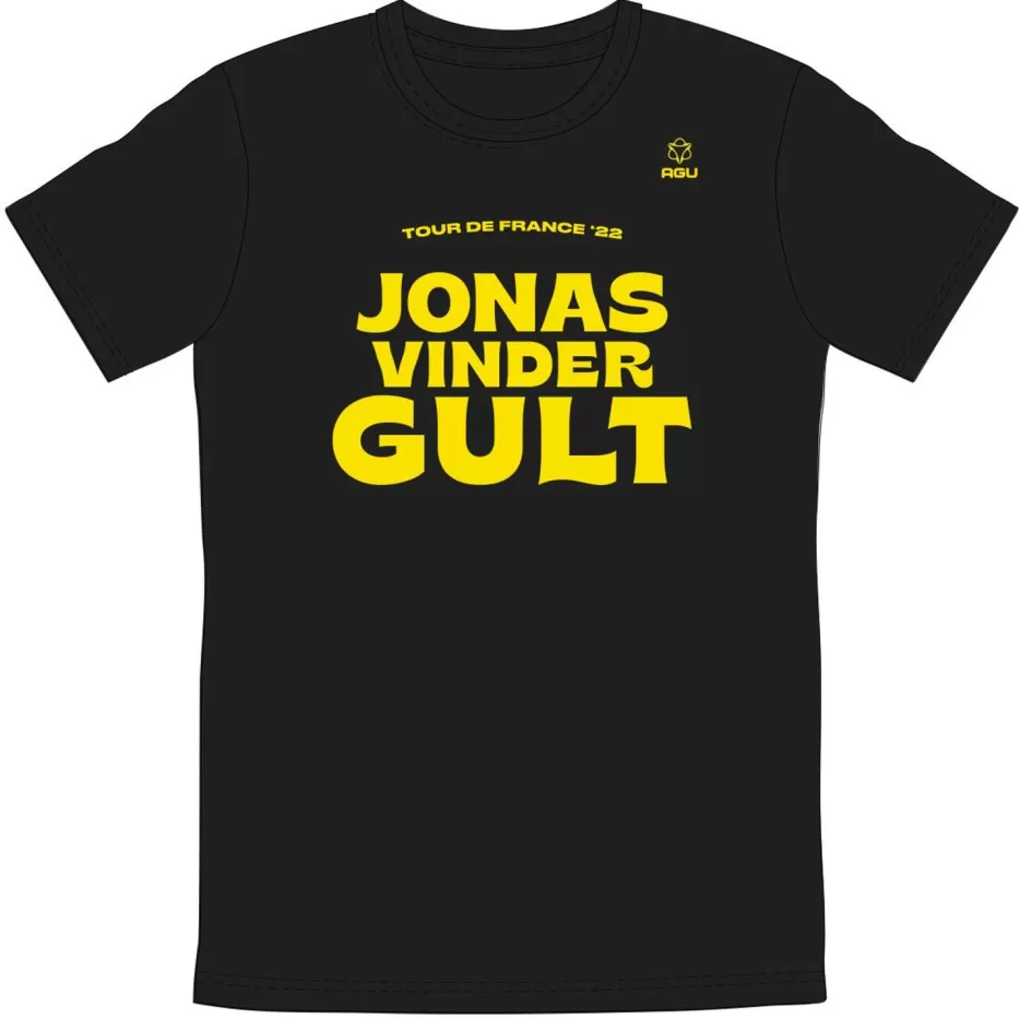 AGU Shirts | Jonas Vinder Gult T-Shirt Team Jumbo-Visma