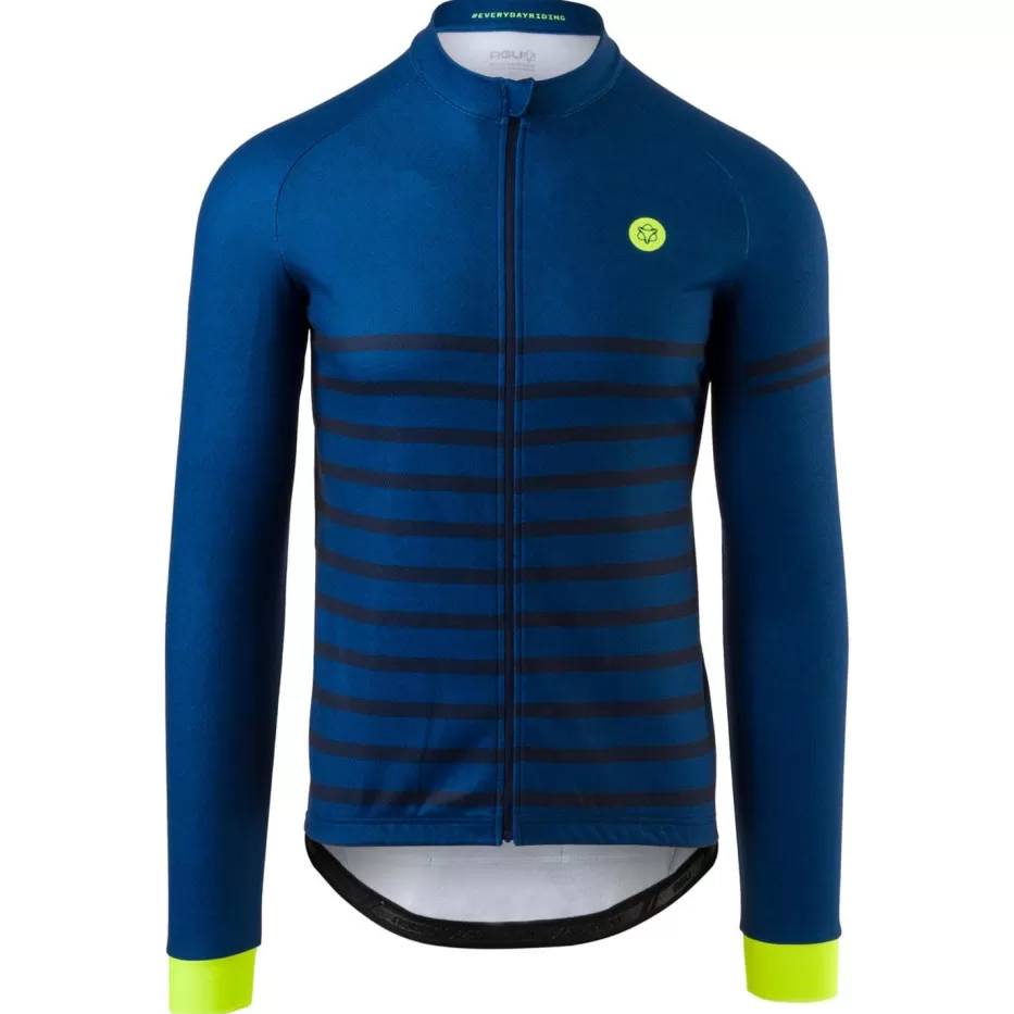 AGU Shirts | Melange Fietsshirt Lange Mouwen Essential Heren