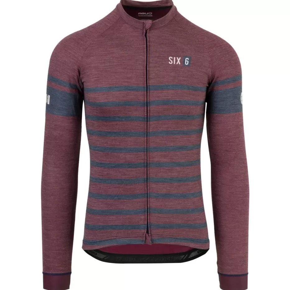 AGU Shirts | Merino Fietsshirt Lange Mouwen Six6 Heren