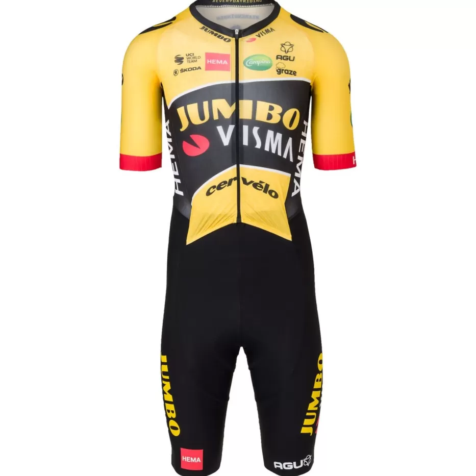 AGU Shirts | Premium Aero Road Suit Team Jumbo-Visma Heren