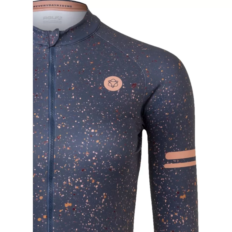 AGU Shirts | Splatter Fietsshirt Lange Mouwen Trend Dames