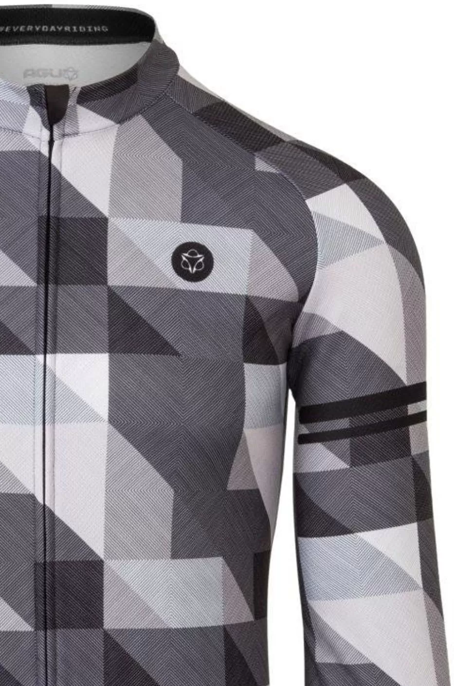 AGU Shirts | Triangle Stripe Fietsshirt Lange Mouwen Essential Heren