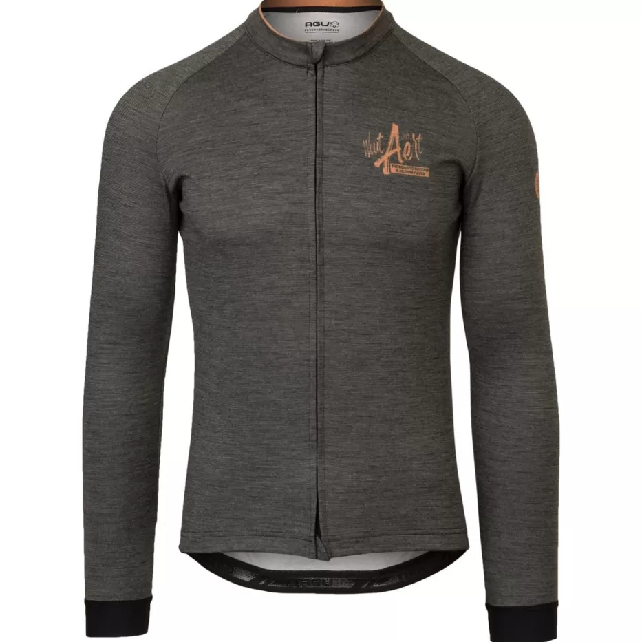 AGU Shirts | Wout Van Aert Collab Merino Fietsshirt Lange Mouwen Team Jumbo-Visma Heren